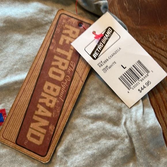 Retro Brand KU Rock Chalk Racerback Tank sz L NEW - Picture 3 of 4